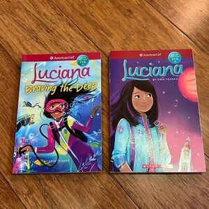 American girl Luciana set of 2 paperback books new!